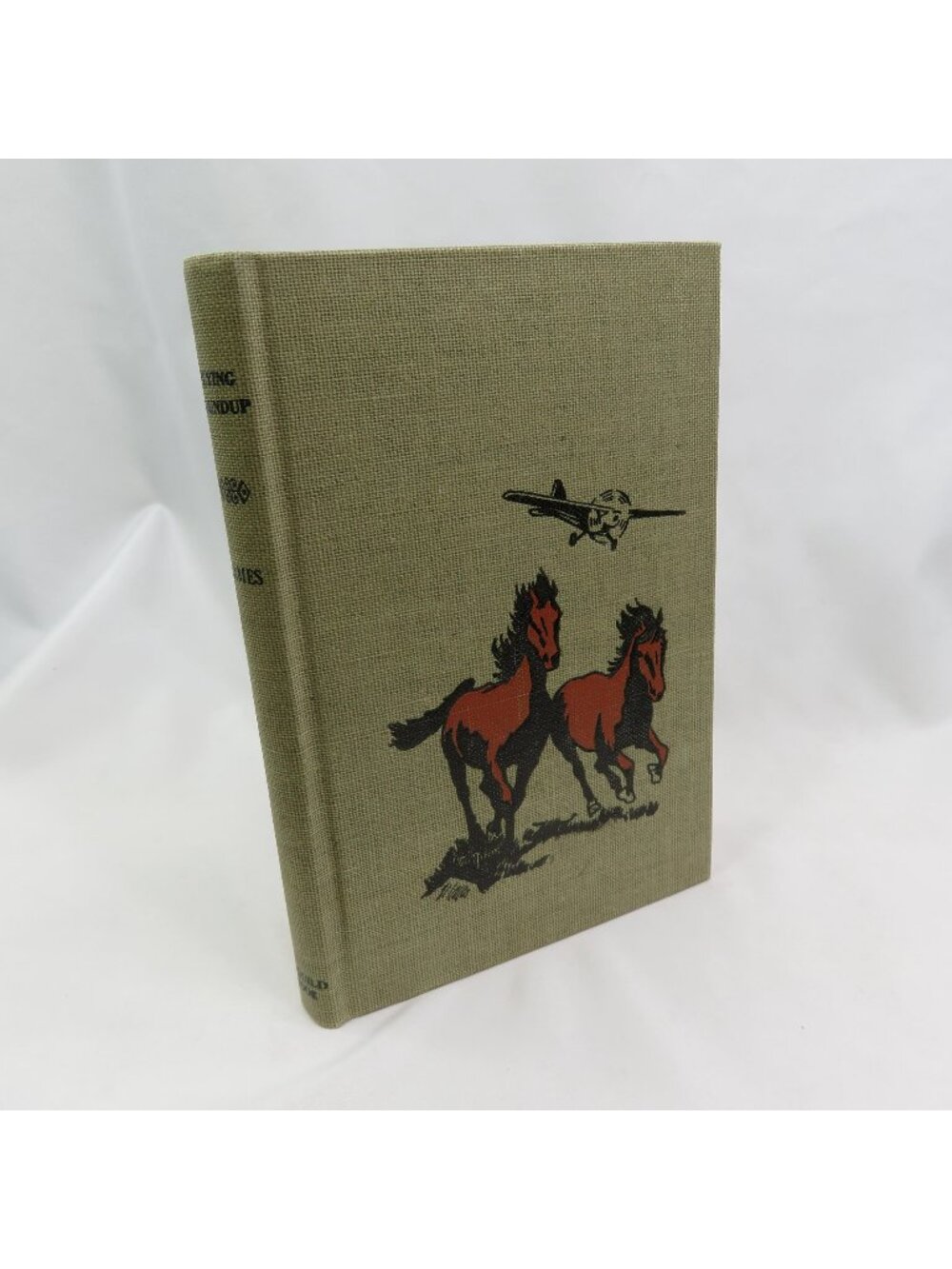 Flying Roundup 1957 1st Edition Genevieve Eames HB Horse Flying Story Book